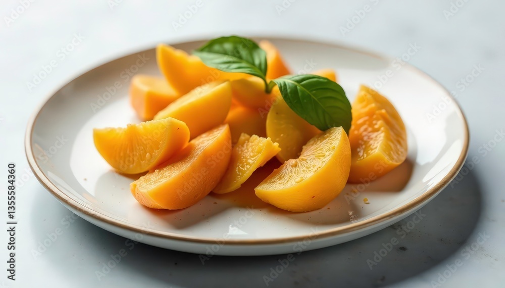 Empty plate with untouched food, minimalist setting, cleansing, breakfast