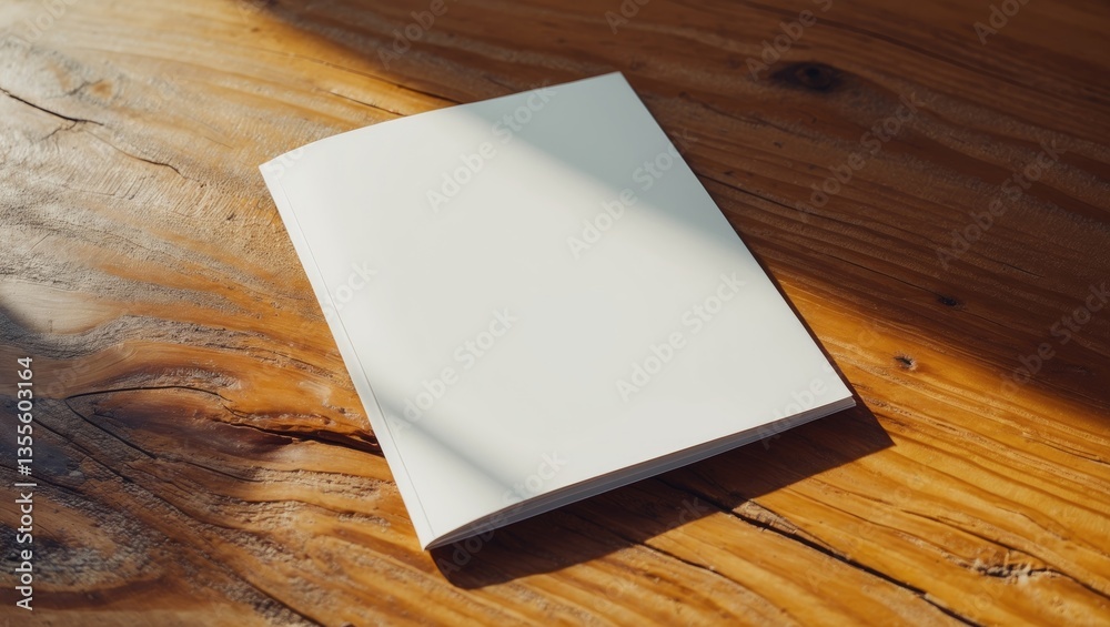 Fototapeta premium Blank booklet mockup.