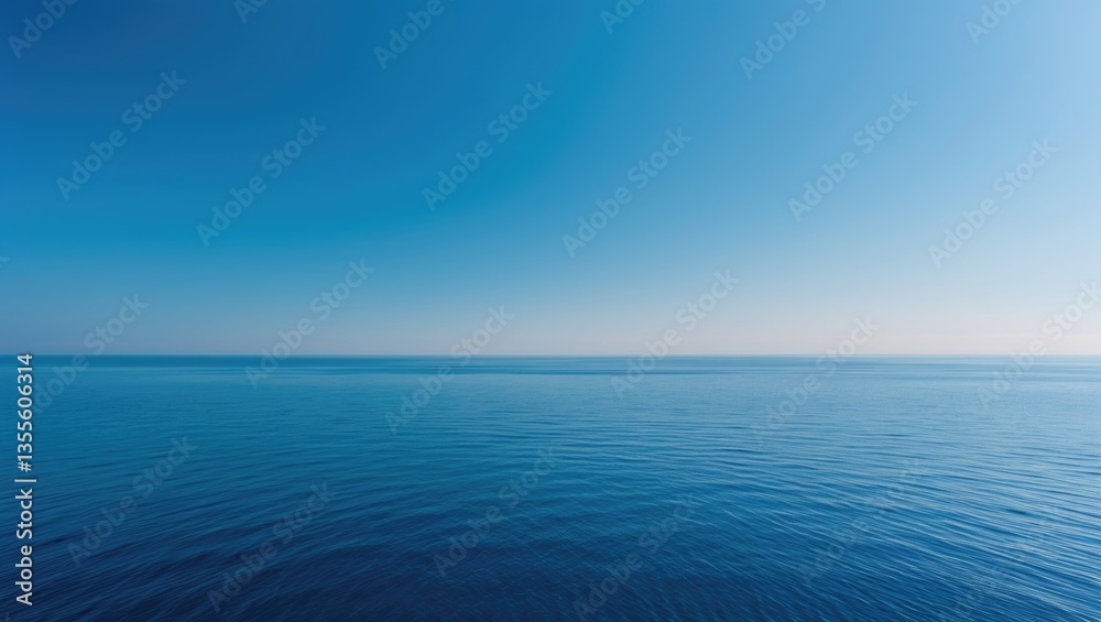 Fototapeta premium blue adriatic water abstract seascape background