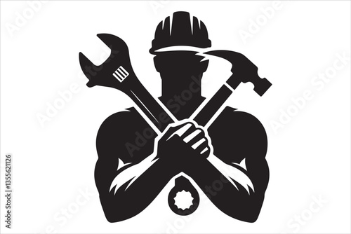 Labor Day Worker Vector Set