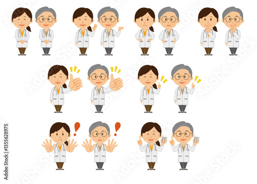 女性医者セット