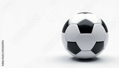 New white football against pure white backdrop , sports, isolated