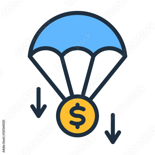 Deflation Icon