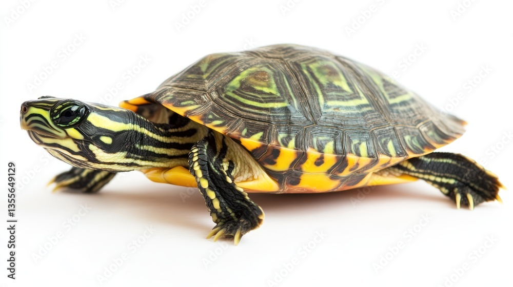 Obraz premium Vibrant Young Turtle Close-Up