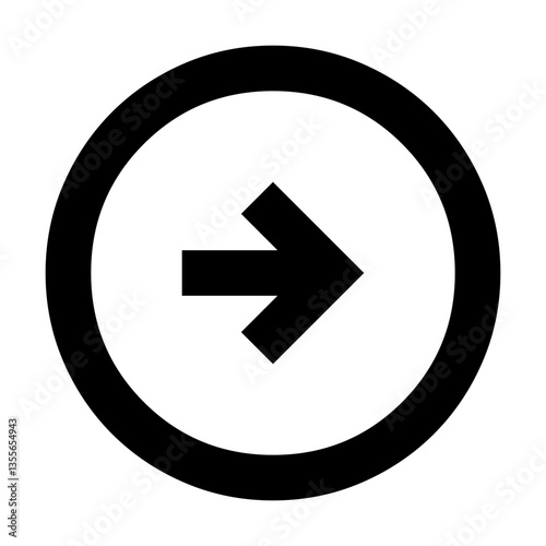 Free Download Right Arrow Circle Icon - GFXLoad
