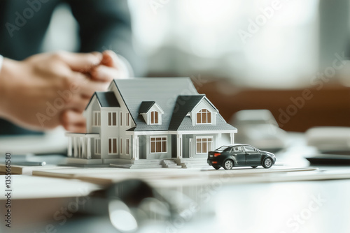 Symbolic representation of property ownership photo