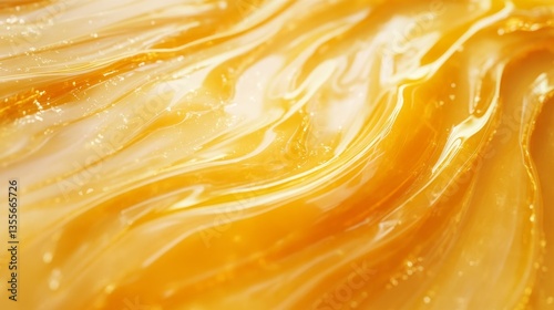 Organic raw golden honey texture