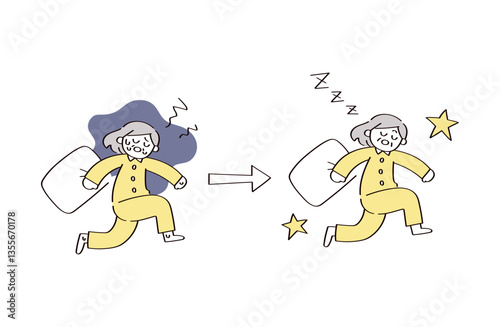 睡眠に関するイラスト