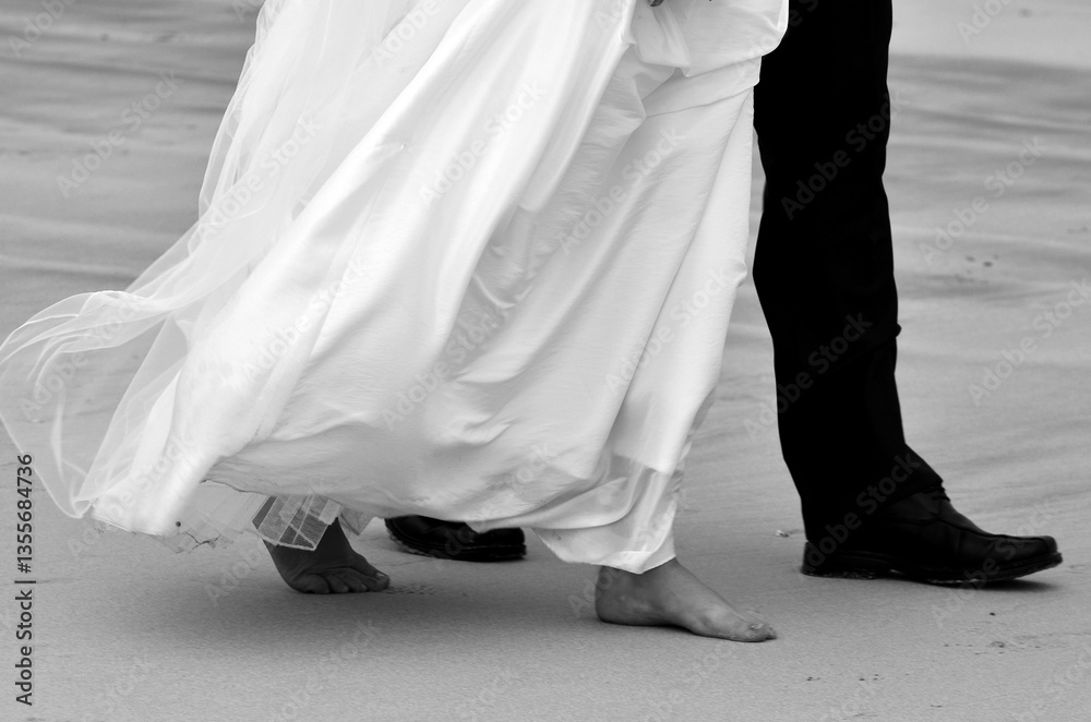 Bride and Groom Wedding Day