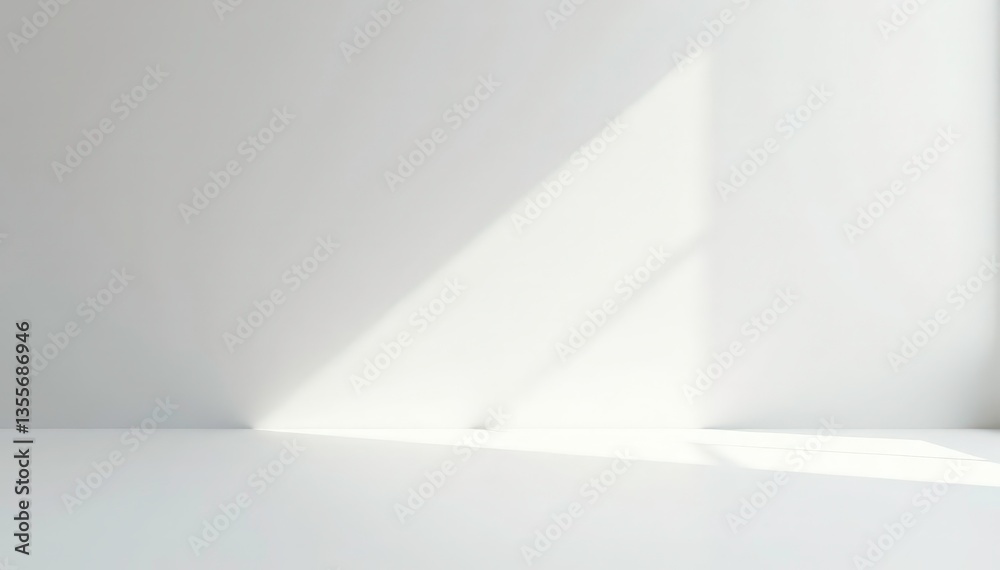 Fototapeta premium Immaculate white, flawless surface, high-key lighting, brightness, photography, cleanliness
