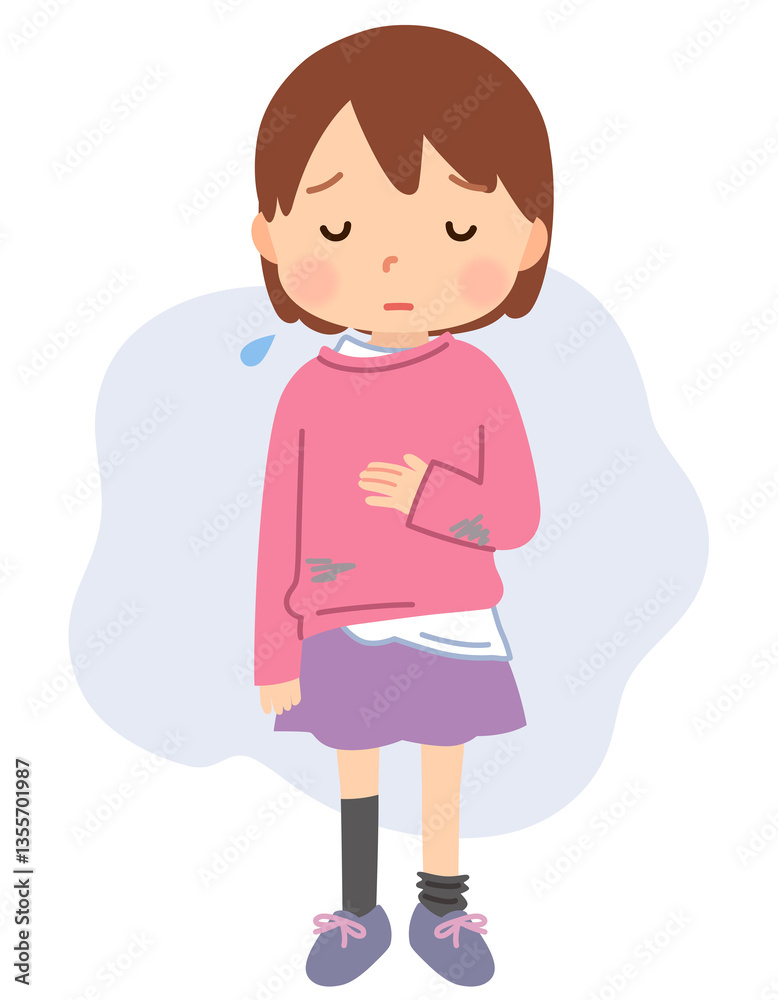 服装が乱れた子ども　ネグレクト　虐待