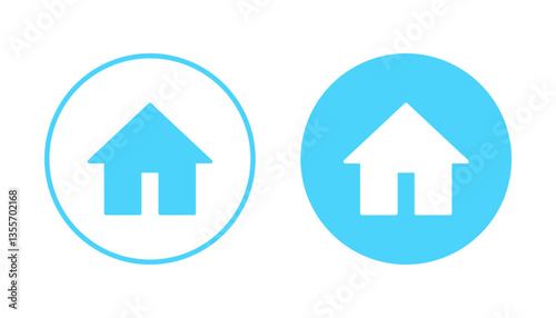 House icon vector. Home sign and symbol