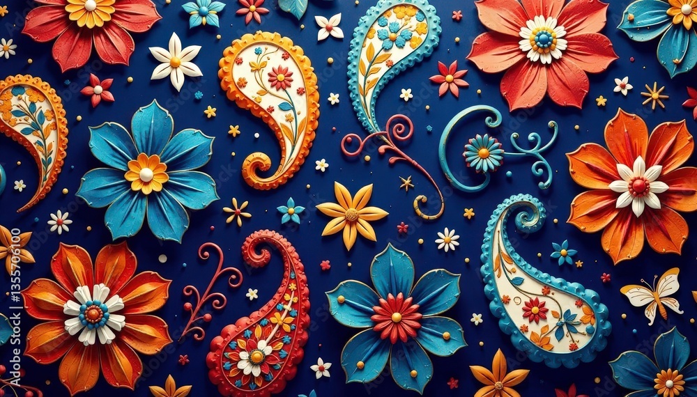 Subtle paisley motif, continuous and unified in design , paisley fabric, paisley wallpaper Subtle paisley motif, continuous and unified in design , paisley fabric, paisley wallpaper