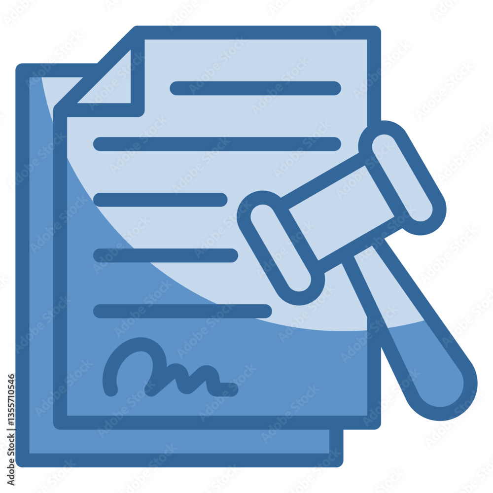 Legal Compliance Icon Element For Design