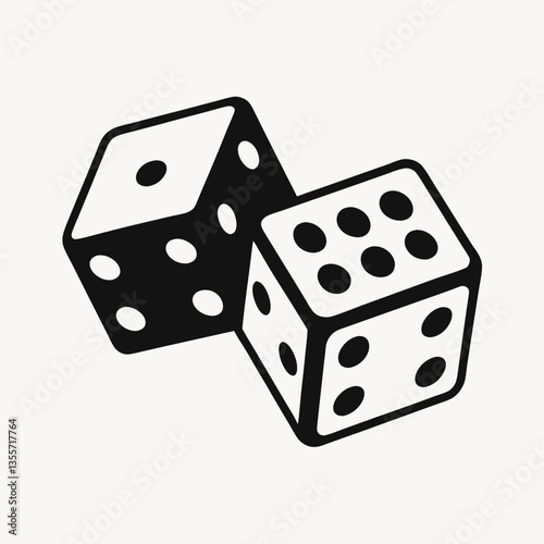dice on white