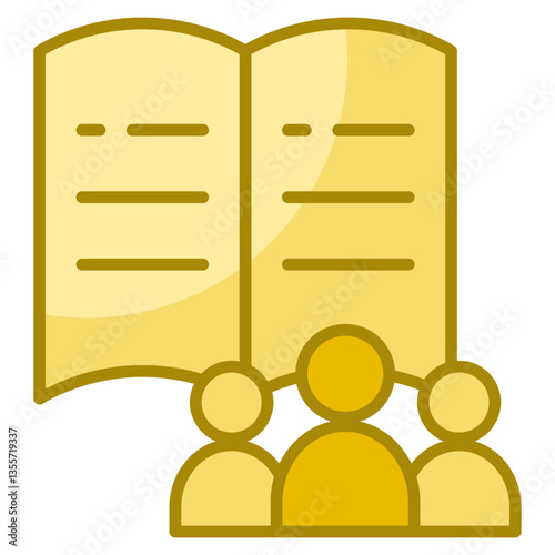 Handbook  Icon Element For Design