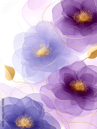 Watercolor Floral Arrangement.
