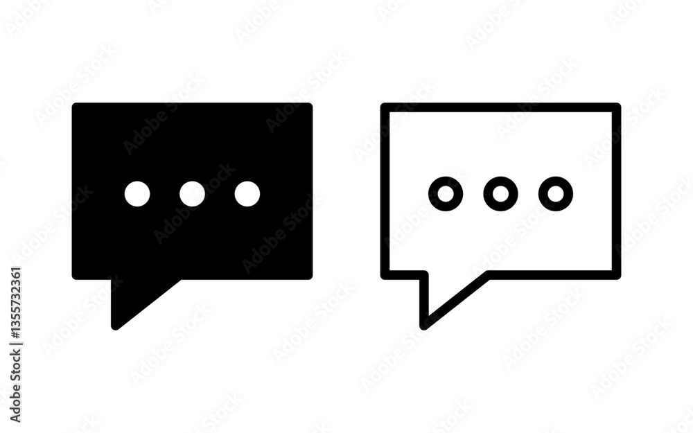 Chat icon vector illustration. speech bubble sign and symbol. comment icon. message Chat icon vector illustration. speech bubble sign and symbol. comment icon. message