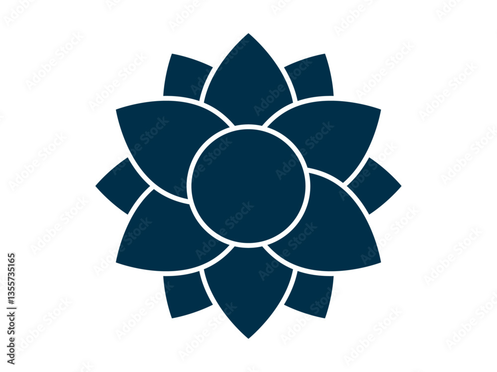 Lotus icon. Spring vector icon concept. Simple vector line icon. Lotus icon. Spring vector icon concept. Simple vector line icon.