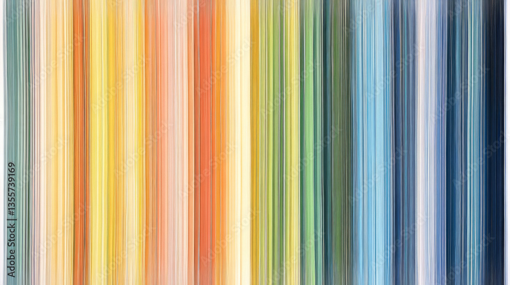 Fototapeta premium Colorful vertical stripes create vibrant pattern