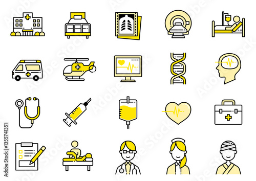 メディカルアイコン06　Medical icons