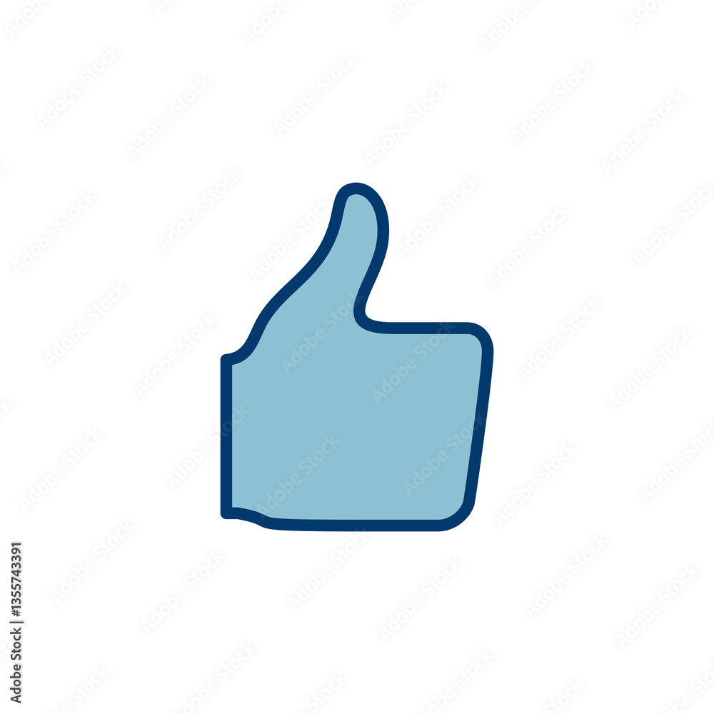 like icon vector isolated on white background. Thumbs up icon. social media icon like icon vector isolated on white background. Thumbs up icon. social media icon