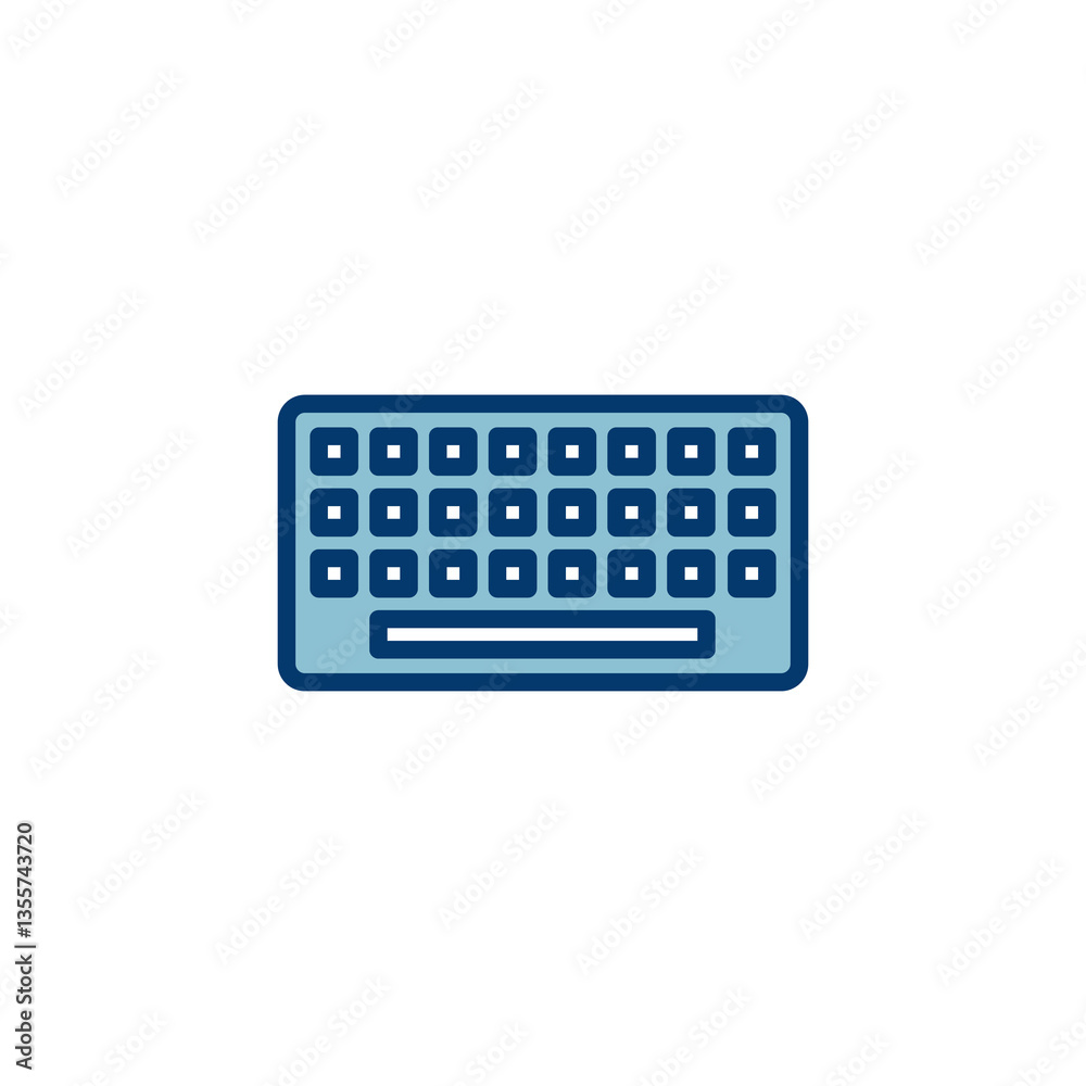 Keyboard icon vector isolated on white background. keyboard vector symbol Keyboard icon vector isolated on white background. keyboard vector symbol