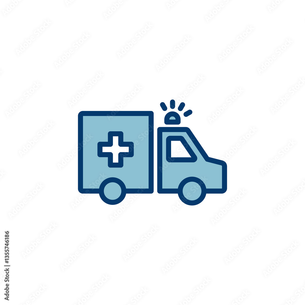 Ambulance Icon vector isolated on white background. Ambulance Icon Design. ambulance truck icon vector Ambulance Icon vector isolated on white background. Ambulance Icon Design. ambulance truck icon vector