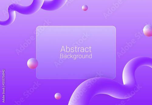 Gradient abstract background, Gradient Background Wallpaper, 3d shapes, abstract template design, gradient abstract banner, web template. 