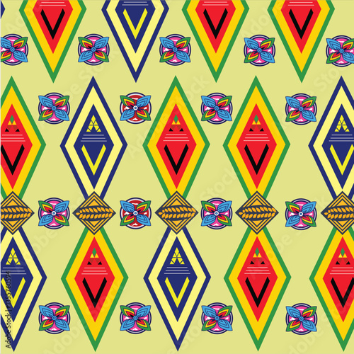 Zimbabwe pattern textile traditonal fabric geometric Inspired Pattern symbol icon seamless