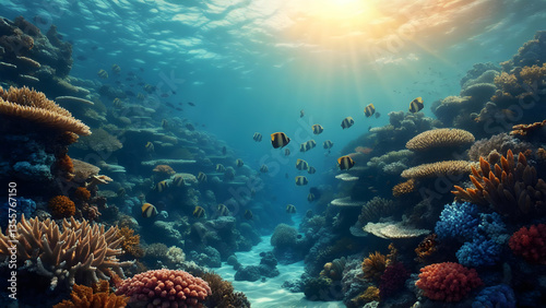 Wallpaper Mural Where Light Meets Fury: Aerial View of Cliffs and Coves at Sunrise, Dramatic Thunderstorm Gathering Over the Sea, A Powerful Contrast. Torontodigital.ca