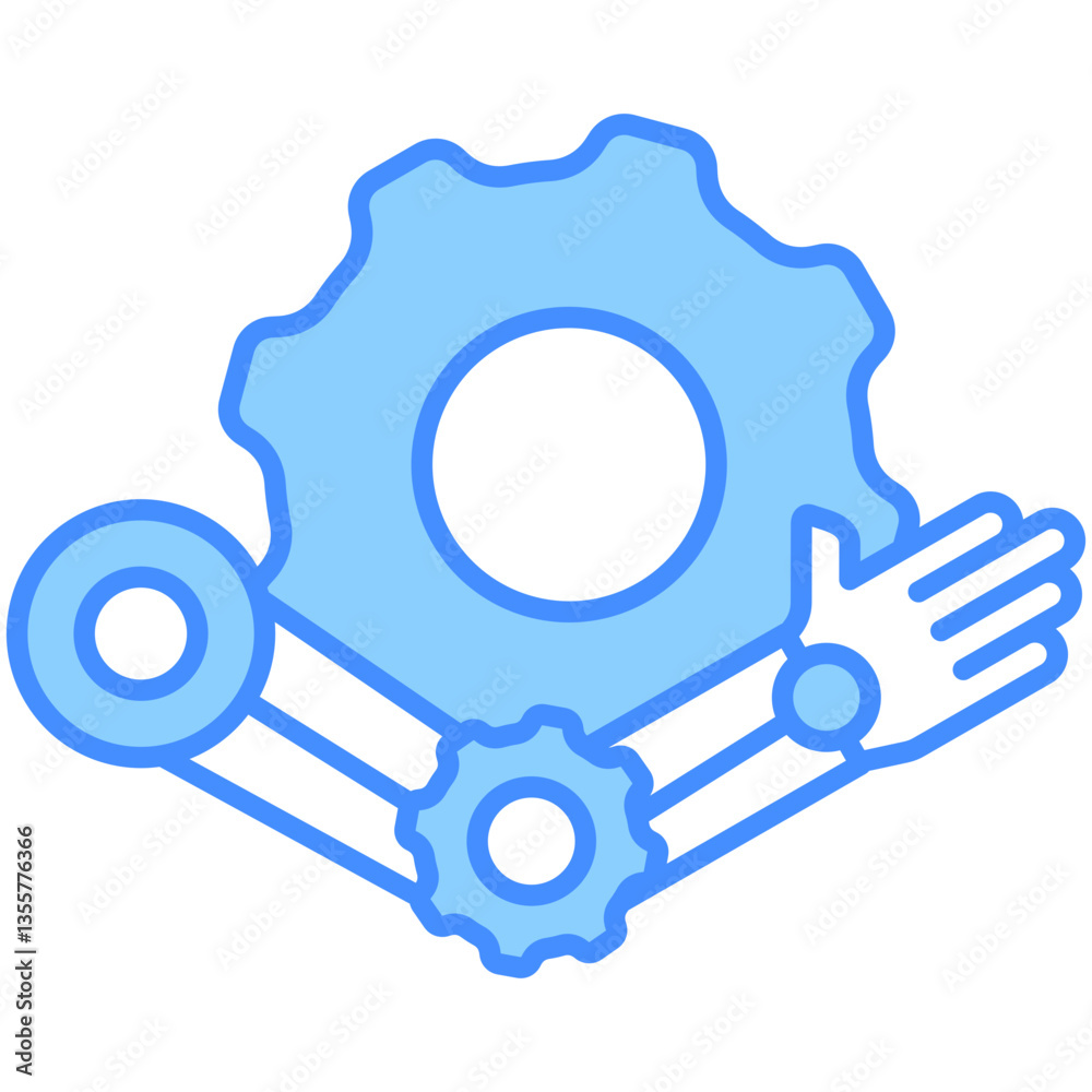 Obraz premium Bionic Arm Icon