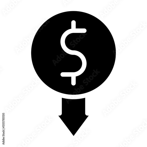 Low Demand Vector Glyph Icon Design