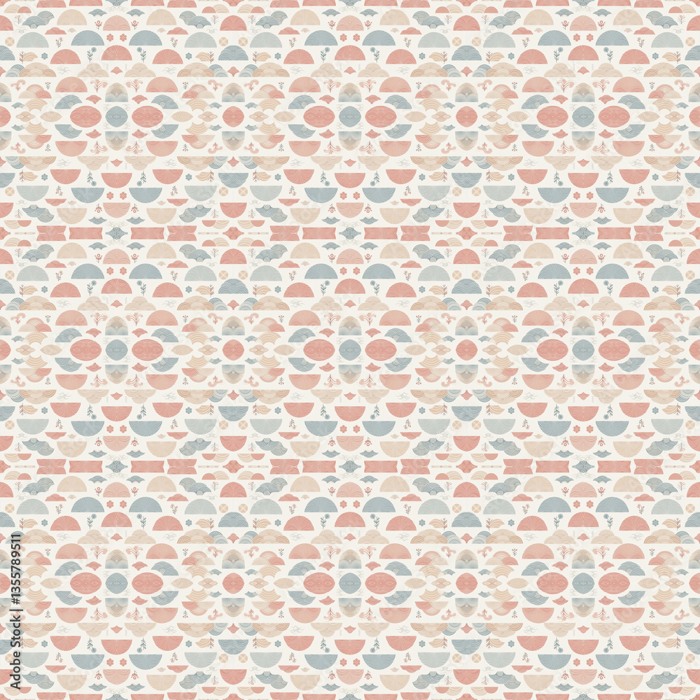 Fototapeta premium Ornamental pattern for textile design