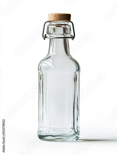 Wallpaper Mural Clear Glass Bottle with Cork Torontodigital.ca