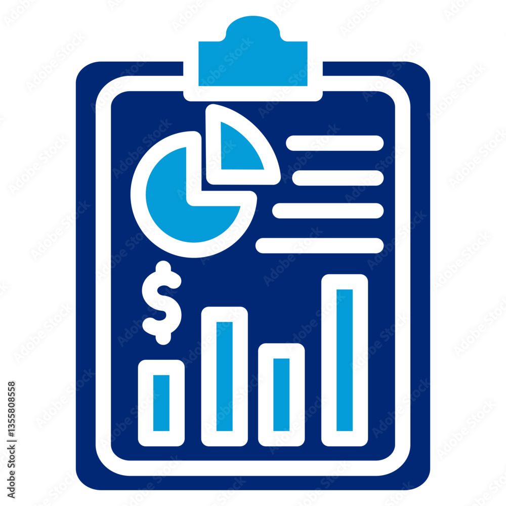 Earnings Report Icon Element For Design Earnings Report Icon Element For Design