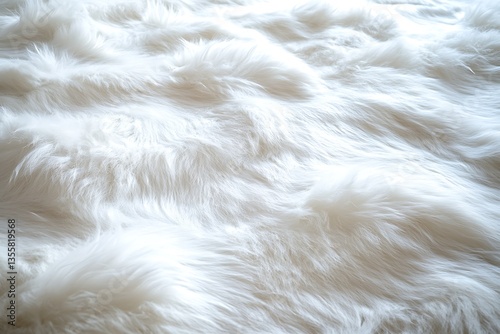 White furry carpet texture photo
