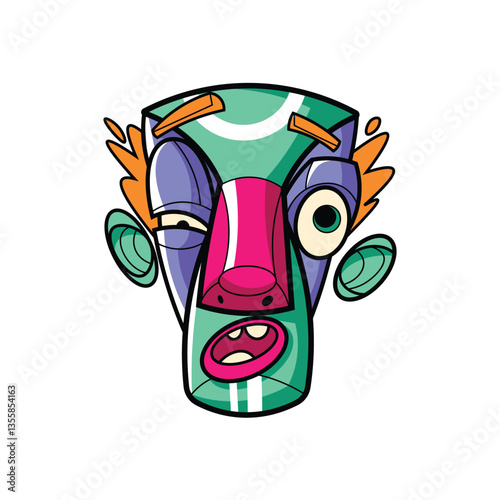 Cool Graphic Head Illustration Graffiti Street art