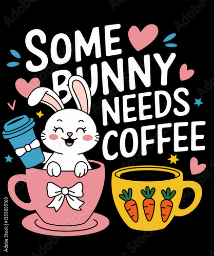 Some bunny needs coffee