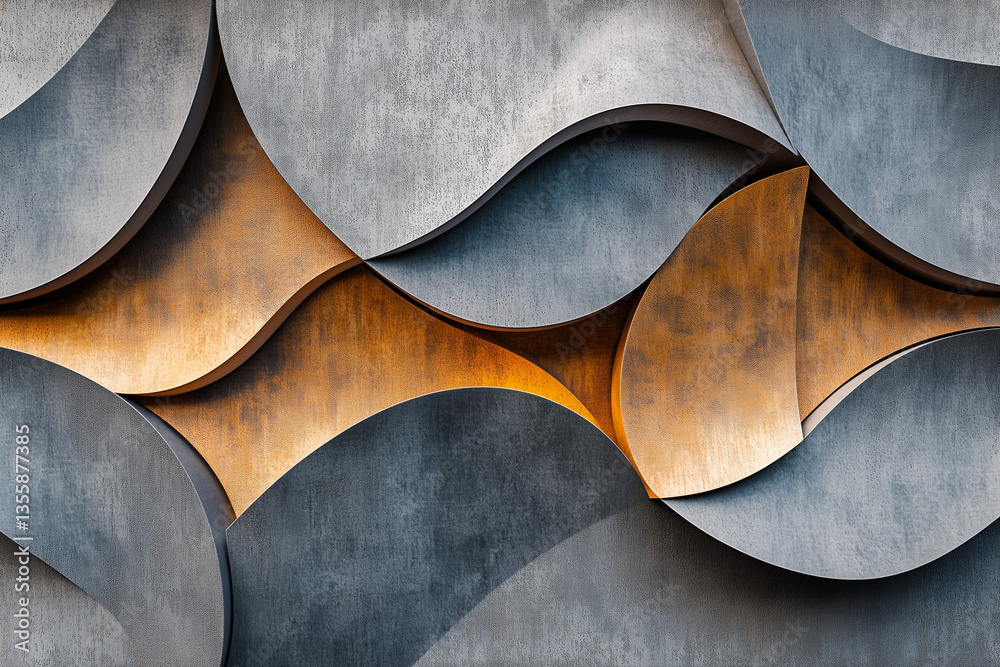 abstract 3d wall panel geometry shape modern design varies material. abstract 3d wall panel geometry shape modern design varies material.