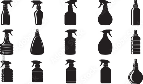 Water Spray Bottle Silhouette
