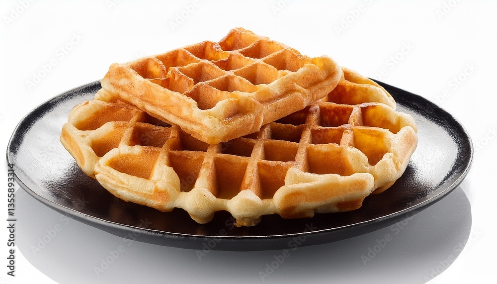 belgian waffle on transparent background belgian waffle on transparent background