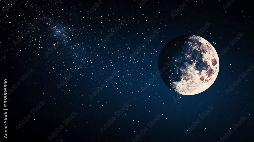 Moonlit Night Sky Moonlit Night Sky
