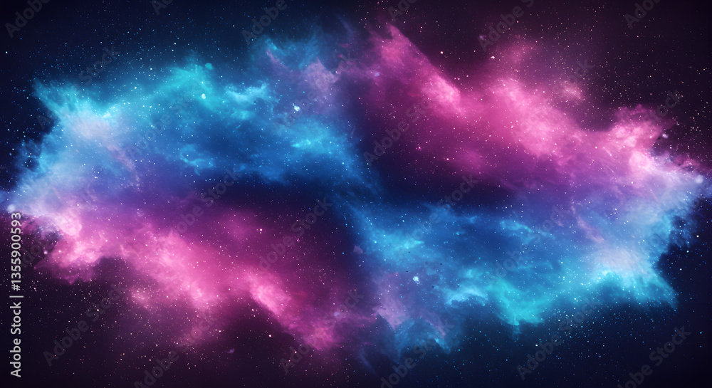 Obraz premium Cosmic Color Symphony