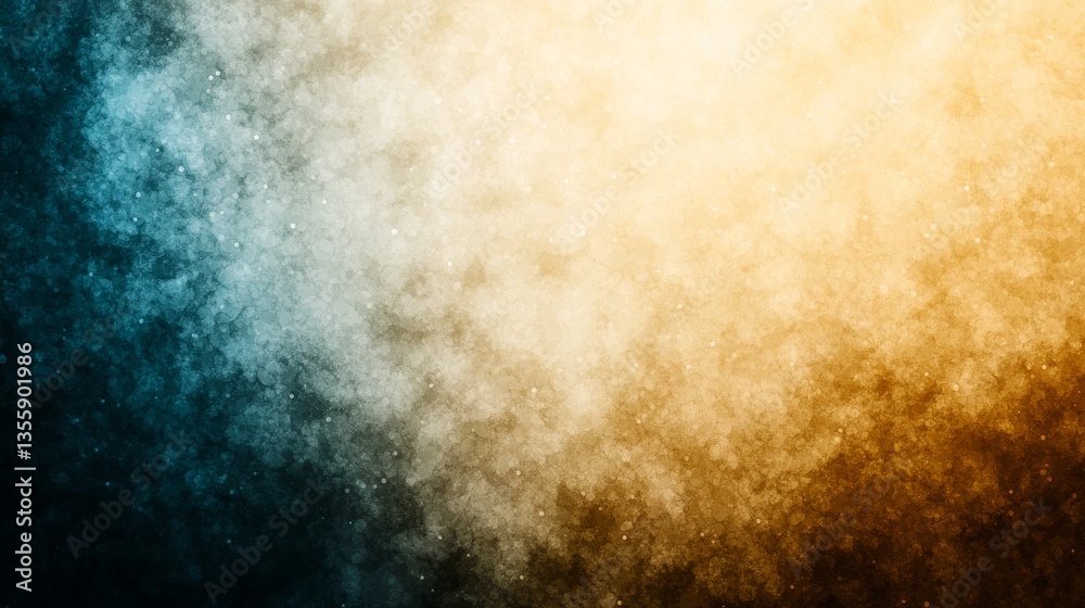 Obraz premium Abstract Blue Gold Watercolor Texture Background Design for Artistic Projects