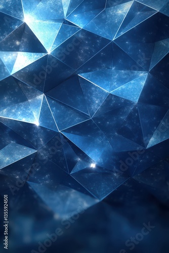 Minimalist Blue Gradient Abstract Background.