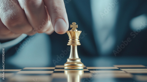 Strategic Move: A hand stra...