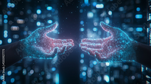 Digital Connection: Two han...