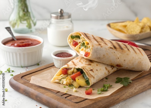 Veg Cheesy Frankie. Indian Street Food