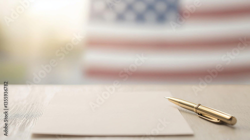 Patriotic Letter Compositio...